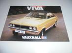 brochure Vauxhall Viva  1977, Ophalen of Verzenden, Zo goed als nieuw, Overige merken