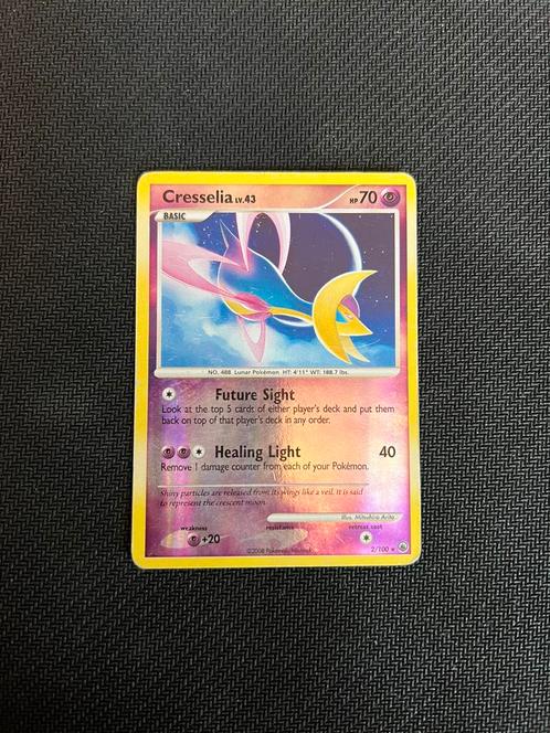 Cresselia #2 Reverse Holo, Hobby en Vrije tijd, Verzamelkaartspellen | Pokémon, Zo goed als nieuw, Losse kaart, Foil, Ophalen of Verzenden