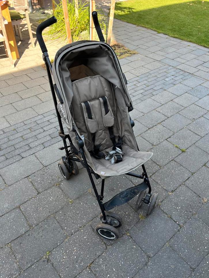 Hoekstra Buggy donkergroen, Kinderen en Baby's, Buggy's, Gebruikt, Koelstra, Verstelbare rugleuning, Ophalen
