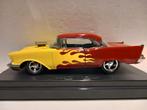 Chevrolet Bel Air custom flame ERTL licht en geluid 1:18 KRD, Hobby en Vrije tijd, Modelauto's | 1:18, Ophalen of Verzenden, ERTL