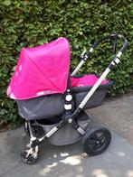Bugaboo cameleon 3 grijs met donkerroze of blauw, Kinderen en Baby's, Kinderwagens en Combinaties, Gebruikt, Bugaboo, Verstelbare duwstang
