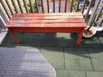 Vintage bankje, oranje, Ophalen, Gebruikt, Minder dan 75 cm, Vintage