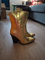 Gouden laarsjes maat 40, Ophalen of Verzenden, Zo goed als nieuw, Overige kleuren