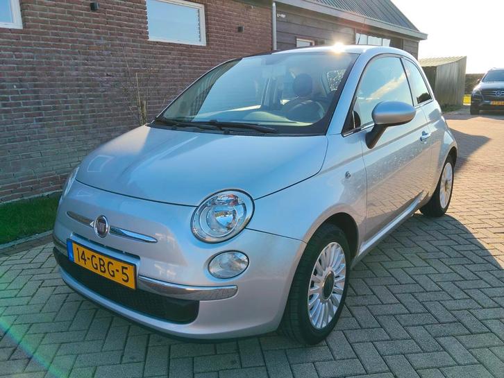 Fiat 500 1.2 C 2008 Grijs | Panoramadak | Goed onderhouden, Auto's, Fiat, Particulier, ABS, Airbags, Airconditioning, Boordcomputer