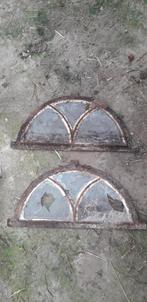 2 Vintage Stalraampjes - Rustiek, Doe-het-zelf en Verbouw, Glas en Ramen, Ophalen, Gevelraam of Ruit, Gebruikt, Minder dan 80 cm