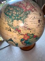 World Antique wereldbol met licht, Verzenden, Verlicht, Zo goed als nieuw