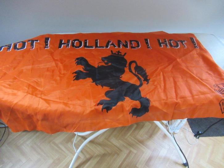 ORANJE VLAG - HOT ! HOLLAND ! HOT ! Pringles / pride, Hobby en Vrije tijd, Feestartikelen, Nieuw, Versiering, Oranje of Koningsdag
