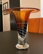 Oranje vaasje Leerdam . Huwelijk Willem Alexander en Maxima, Antiek en Kunst, Antiek | Glas en Kristal, Ophalen