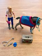 Schleich set veulen met dokter, Ophalen of Verzenden, Gebruikt