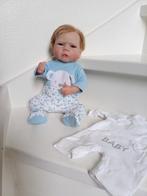 REBORN POP 45 CM LANG Z.G.A.N. (ZIE FOTO'S) INCL 2 SETS KLED, Verzamelen, Ophalen of Verzenden, Zo goed als nieuw, Pop, Levensecht of Reborn