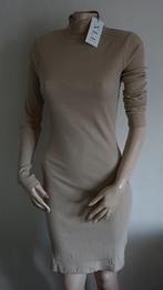 nieuw beige aansluitend jurkje, Verzenden, Nieuw, Cocktailjurk, Maat 36 (S)