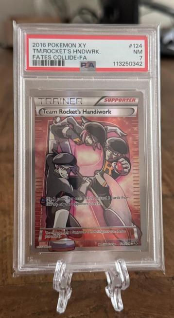 Team Rocket’s Handiwork PSA 7 - Fates Collide 124/124 beschikbaar voor biedingen