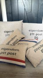 Originele ptt post kussenhoezen evt met kussens erbij, Huis en Inrichting, Ophalen, Gebruikt, Vierkant