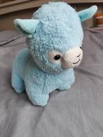 Lichtblauwe Alpaca Knuffel 34cm, Kinderen en Baby's, Speelgoed | Knuffels en Pluche, Ophalen of Verzenden, Zo goed als nieuw, Overige typen