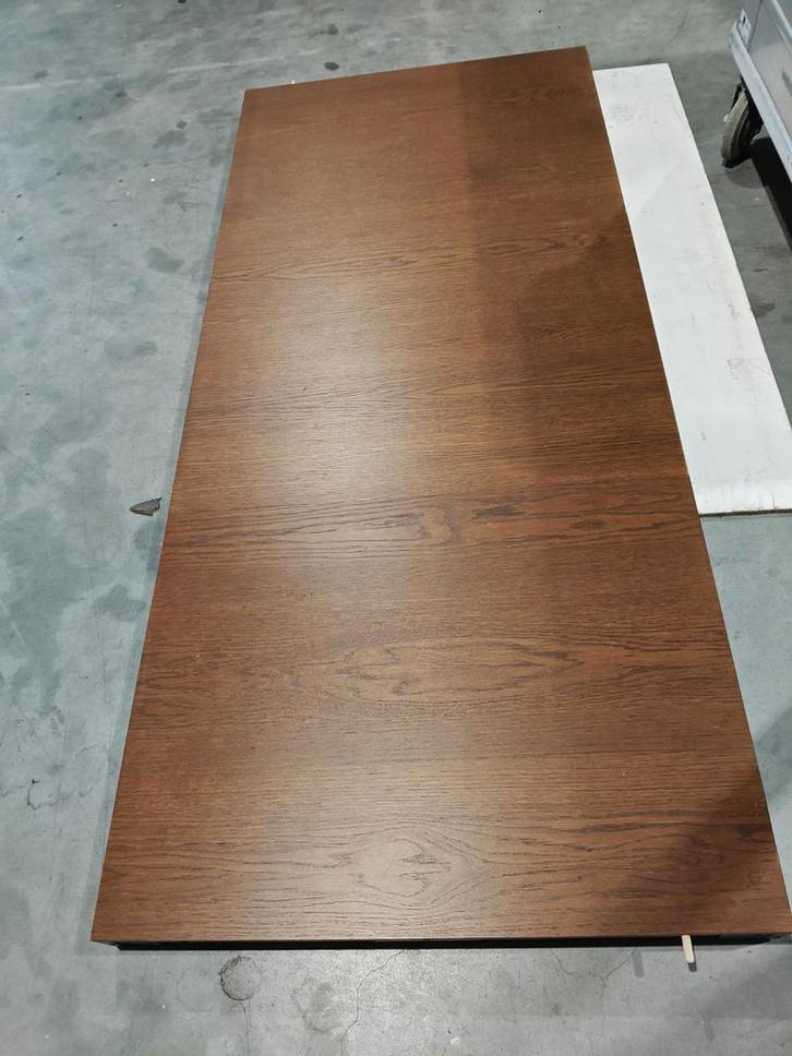 Houten Eettafel + 6 stoelen deze week ophalen !!!, Huis en Inrichting, Stoelen, Gebruikt, Vier, Hout, Bruin, Ophalen of Verzenden