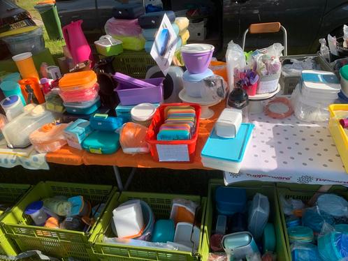 Zaterdag 13 september Tupperware Molenmarkt in Wageningen, Huis en Inrichting, Keuken | Tupperware, Nieuw, Bus of Trommel, Blauw