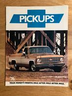 Originele folder uit 1976 Chevrolet Pick-up, Ophalen of Verzenden