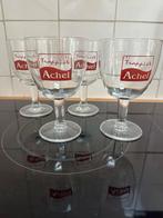 Vier bierglazen trappist Achel, Ophalen, Zo goed als nieuw, Glas of Glazen, Overige merken