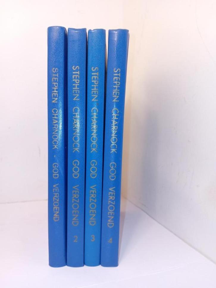 Stephen Charnock: God verzoend  (4 delen compleet)., Boeken, Godsdienst en Theologie, Gelezen, Christendom | Protestants, Ophalen of Verzenden