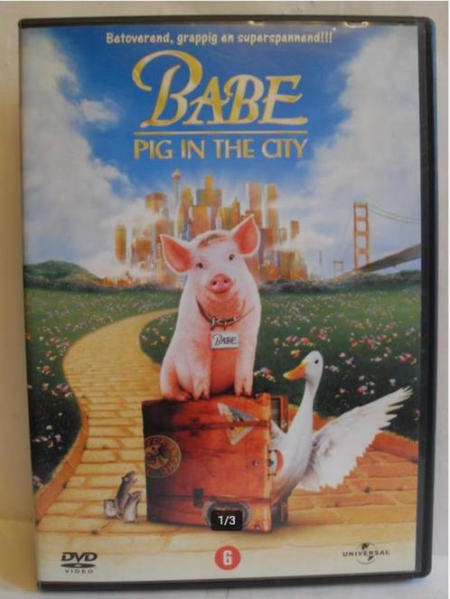 Babe 2 - Pig in the City (originele dvd), Cd's en Dvd's, Dvd's | Kinderen en Jeugd, Zo goed als nieuw, Film, Avontuur, Vanaf 6 jaar