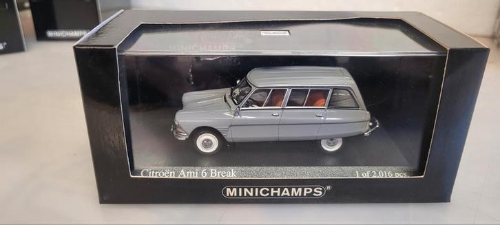 Minichamps 1967 Citroën Ami 6 Break, Hobby en Vrije tijd, Modelauto's | 1:43, Zo goed als nieuw, Auto, MiniChamps, Ophalen of Verzenden