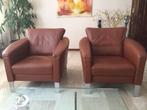 2 Rolf Benz fauteuils, Huis en Inrichting, Fauteuils, 75 tot 100 cm, Gebruikt, Leer, 75 tot 100 cm