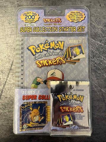Pokemon Super Collection Starter-Set sticker Serie 1 beschikbaar voor biedingen