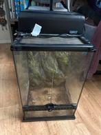 Exo terra terrarium 30x30x45, Dieren en Toebehoren, Reptielen en Amfibieën | Toebehoren, Ophalen, Zo goed als nieuw, Terrarium of Paludarium