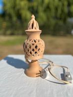 Handgemaakte Aardewerk tafellamp sfeerlamp, Antiek en Kunst, Ophalen of Verzenden