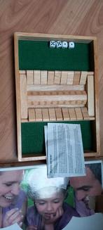 Shut the Box Dubbel - Houten Dobbelspel, Een of twee spelers, Ophalen of Verzenden, Gebruikt, Longfield Games