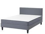 Divan bed + matress 160x200 cm, 160 cm, Overige materialen, Grijs, Zo goed als nieuw
