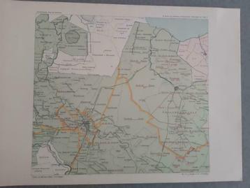 B028 / Plattegrond Het gerecht van Utrecht litho uit 1920 beschikbaar voor biedingen