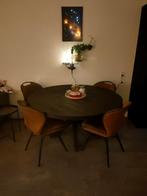 Ronde eettafel, Ophalen, Rond, Zo goed als nieuw, Industriële