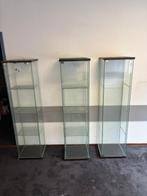 vitrinekasten, Glas, 150 tot 200 cm, 25 tot 50 cm, Chique