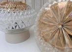 Vintage luxe plafonnière ‘Ster’ goud wit Art Deco sixties, Huis en Inrichting, Lampen | Plafondlampen, Vintage Regency Hollywood