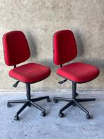 Ahrend Bureaustoelen type 260 met stalen kruisvoet, Ophalen, Gebruikt, Bureaustoel, Rood