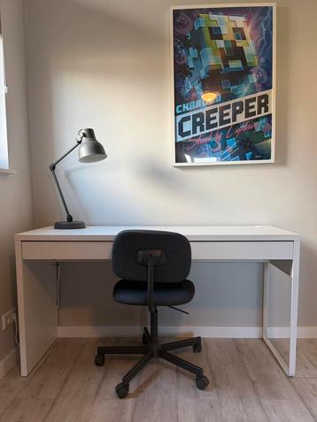 Bureau Micke Ikea met lades wit beschikbaar voor biedingen