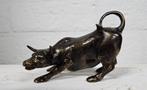 STIER / WALL STREET STIER / BRONS / 14 CM LANG / SETPRIJS, Ophalen of Verzenden, Nieuw, Beeldje of Figuurtje