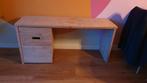 Kinder bureautje met opbergbak van steigerhout, Ophalen, Gebruikt, Tafel(s)