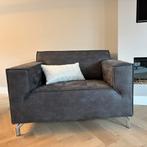 Loveseat microleder antraciet, Huis en Inrichting, Fauteuils, Ophalen, Zo goed als nieuw