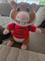 Hamster knuffel student universiteit, Ophalen of Verzenden, Zo goed als nieuw, Overige typen