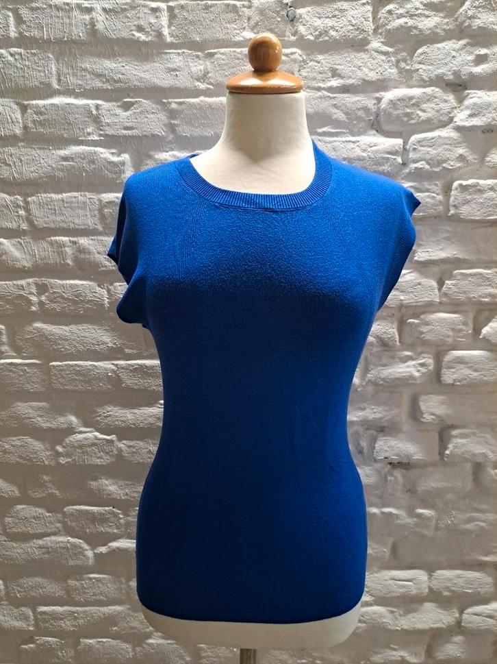 Zara Top Spencer - Maat 40, Kleding | Dames, Tops, Zo goed als nieuw, Maat 38/40 (M), Blauw, Korte mouw, Verzenden