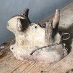 antieke franse bakvorm aardewerk model lam, Ophalen of Verzenden