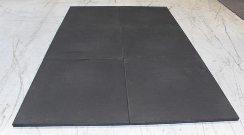 rubbertegel 1 x 1m 4cm dik crossfit sportvloer fitness rubbe, Sport en Fitness, Fitnessmaterialen, Nieuw, Fitnessmat, Ophalen of Verzenden