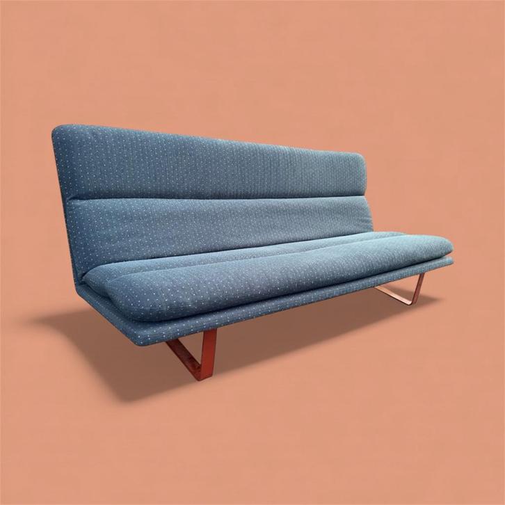 Artifort C683 bank, Kho Liang Ie, originele stof, Antiek en Kunst, Antiek | Meubels | Stoelen en Banken, Ophalen