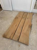 hout planken - eettafel tafelblad - eikenhout, Doe-het-zelf en Verbouw, Hout en Planken, Ophalen, 25 tot 50 mm, Eiken, Zo goed als nieuw
