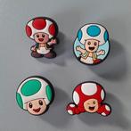 Super Mario Toad en Toadette crocs charms /bedels, Ophalen of Verzenden, Zo goed als nieuw, Jongen of Meisje
