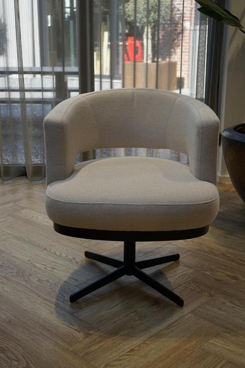 6x eetkamerstoel Michelin van PMP, Huis en Inrichting, Stoelen, Zo goed als nieuw, Vijf, Zes of meer stoelen, Stof, Wit, Ophalen