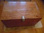 houten dekenkist/speelgoedkist + 2 handvaten, Huis en Inrichting, Woonaccessoires | Kisten, Ophalen, Minder dan 50 cm, Gebruikt