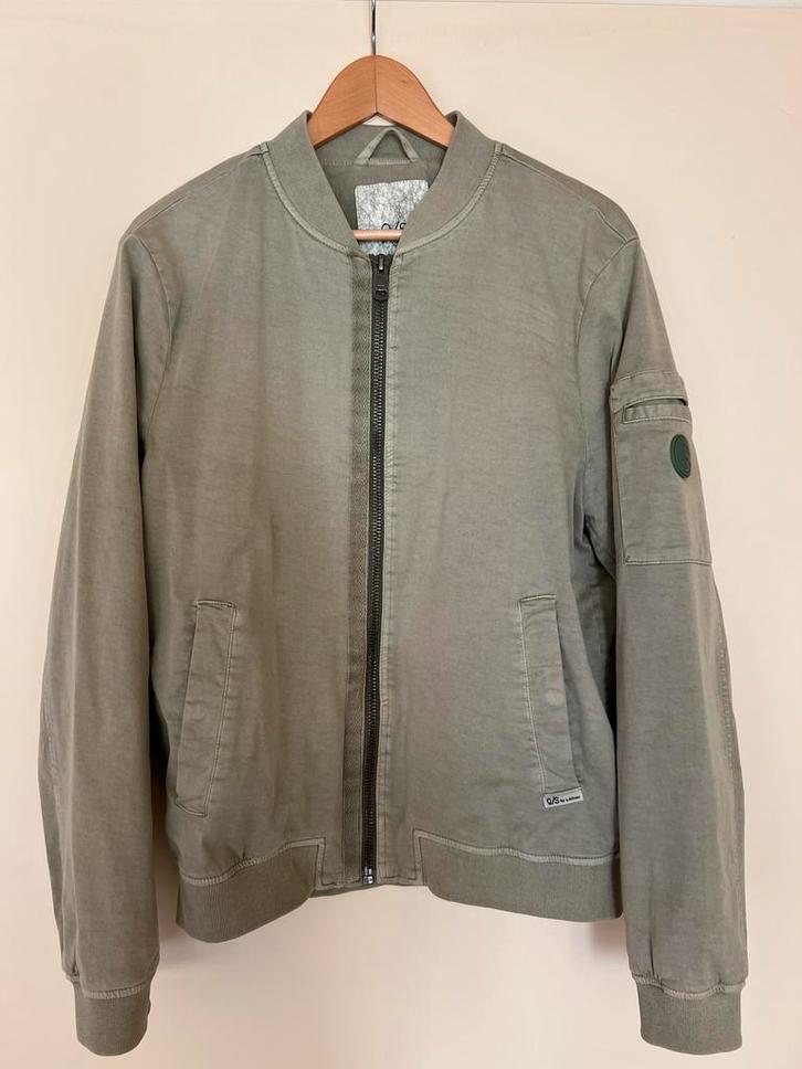 S. Oliver Harrington Jas - Olijfgroen - Maat M, Kleding | Heren, Jassen | Zomer, Zo goed als nieuw, Maat 48/50 (M), Groen, Ophalen of Verzenden